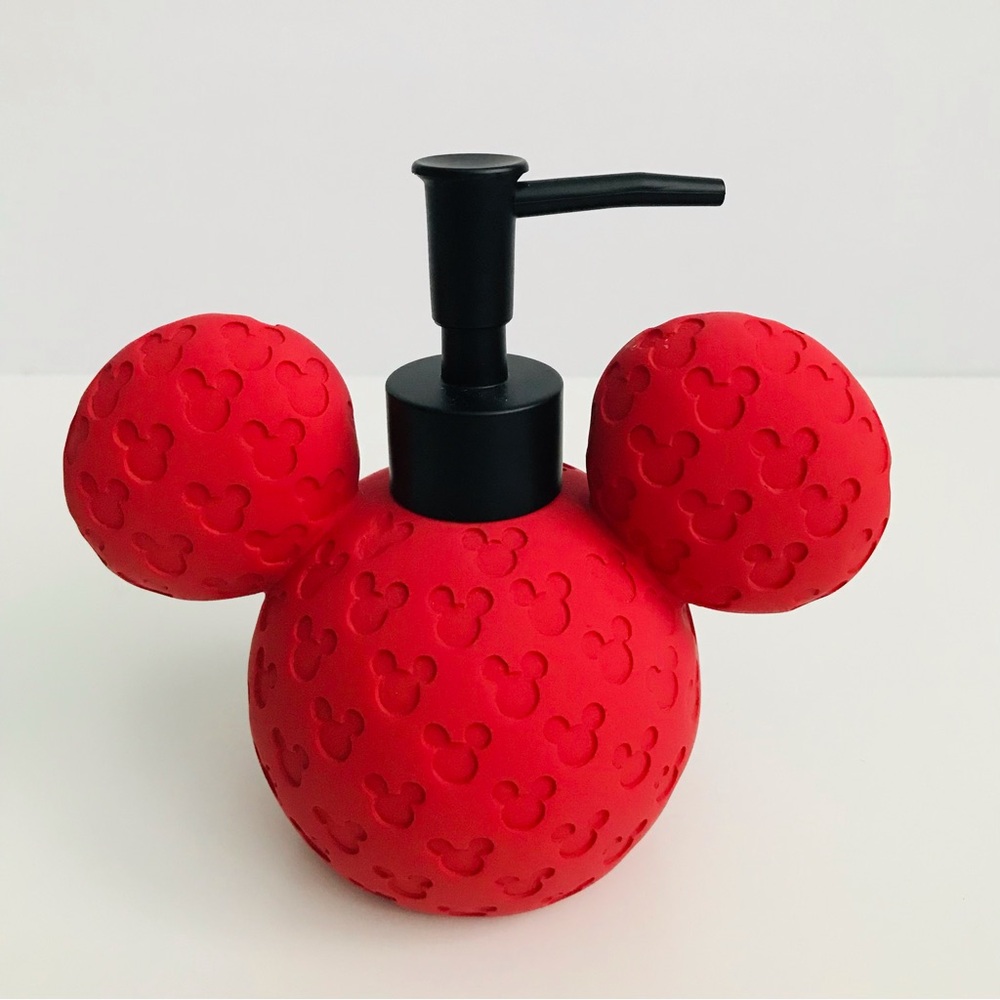 Disney Mickey Mouse Red Soap Dispenser